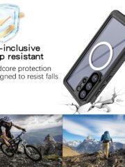 REDPEPPER FS Series For Samsung Galaxy S26 Ultra IPX8 Waterproof Case PC TPU PET Clear Magnetic Phone Cover by The Case Factory