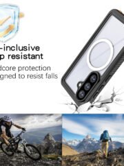 REDPEPPER FS Series For Samsung Galaxy S26 IPX8 Waterproof Case PC TPU PET Clear Magnetic Phone Cover by The Case Factory