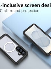 REDPEPPER FS Series For Samsung Galaxy S26 IPX8 Waterproof Case PC TPU PET Clear Magnetic Phone Cover by The Case Factory