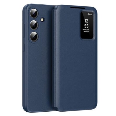 For Samsung Galaxy S26 / S26 Pro Case with Card Holder Smart View Window Leather Phone Cover