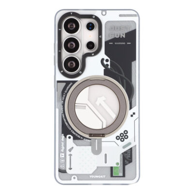 YOUNGKIT for Samsung Galaxy S26 Ultra Magnetic Case Rotating Kickstand IMD TPU Phone Cover