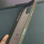 Premium Scars Crazy Horse Genuine Cowhide Leather iPhone Case | Compatible with MagSafe (Ferruginous Brown) photo review