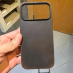 Premium Scars Crazy Horse Genuine Cowhide Leather iPhone Case | Compatible with MagSafe (Ferruginous Brown) photo review