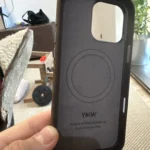 Premium Scars Crazy Horse Genuine Cowhide Leather iPhone Case | Compatible with MagSafe (Ferruginous Brown) photo review