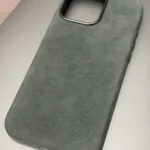 Full-Wrap Italian Alcantara Case for iPhone 16-13 Series | Compatible with MagSafe photo review