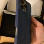 Full-Wrap Italian Alcantara Case for iPhone 16-13 Series | Compatible with MagSafe photo review