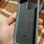 Full-Wrap Italian Alcantara Case for iPhone 16-13 Series | Compatible with MagSafe photo review