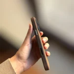 Premium Scars Crazy Horse Genuine Cowhide Leather iPhone Case | Compatible with MagSafe (Ferruginous Brown) photo review