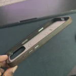 Premium Scars Crazy Horse Genuine Cowhide Leather iPhone Case | Compatible with MagSafe (Ferruginous Brown) photo review