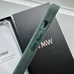 Full-Wrap Italian Alcantara Case for iPhone 16-13 Series | Compatible with MagSafe photo review