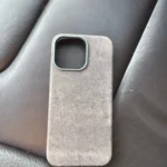 Premium Scars Crazy Horse Genuine Cowhide Leather iPhone Case | Compatible with MagSafe (Noix) photo review