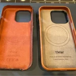 Premium Scars Crazy Horse Genuine Cowhide Leather iPhone Case | Compatible with MagSafe photo review