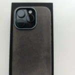 Premium Scars Crazy Horse Genuine Cowhide Leather iPhone Case | Compatible with MagSafe (Noix) photo review