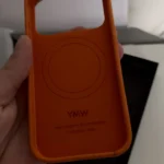 Full-Wrap Italian Alcantara Case for iPhone 16-13 Series | Compatible with MagSafe photo review