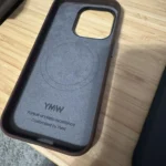 Premium Scars Crazy Horse Genuine Cowhide Leather iPhone Case | Compatible with MagSafe (Ferruginous Brown) photo review