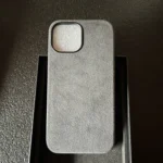 Full-Wrap Italian Alcantara Case for iPhone 16-13 Series | Compatible with MagSafe photo review