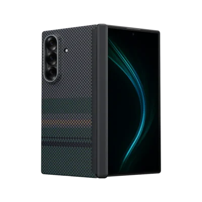 BENKS For Samsung Galaxy Z Fold7 5G Case Kevlar Aramid Fiber Aurora Weave Phone Cover Magnetic Case