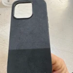 Full-Wrap Italian Alcantara Case for iPhone 16-13 Series | Compatible with MagSafe photo review