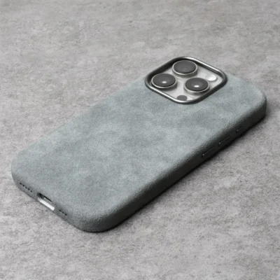 Full-Wrap Italian Alcantara Case for iPhone 16 Series | Compatible with MagSafe