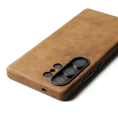 Retro Genuine Leather Case for Samsung Galaxy S26 Ultra S25 Classic Style Phone Cases