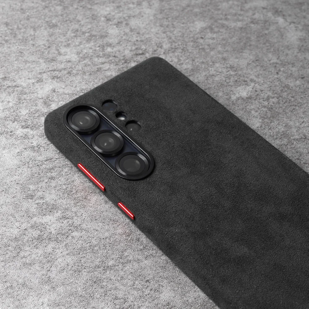 Magnetic ALCANTARA Case for Samsung Galaxy S26 Ultra Premium Material Cover - Image 2