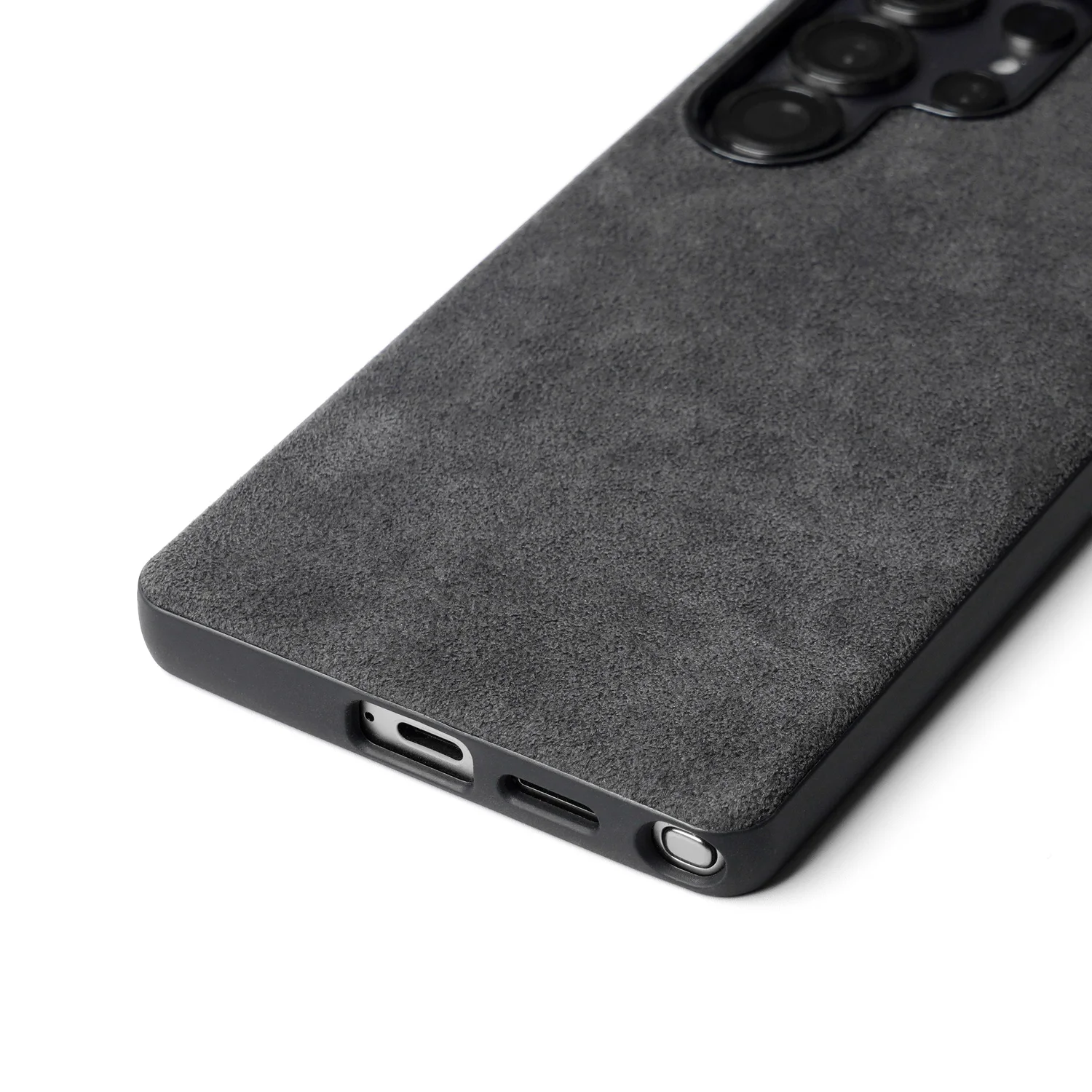 ALCANTARA Case for Samsung Galaxy S26 Ultra S25 S24 Shockproof Cover with Magnetic Support - Image 5