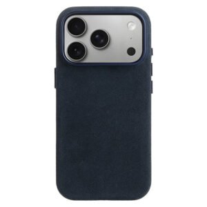 MELKCO For iPhone 17 Pro Max Case Alcantara Phone Cover with Metal Keys / AI Button - Compatible with MagSafe