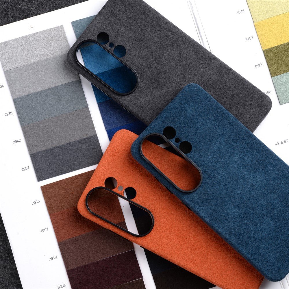 MELKCO For Samsung Galaxy S26 Ultra Case Alcantara Premium Magnetic Phone Cover with Metal Keys - Image 3