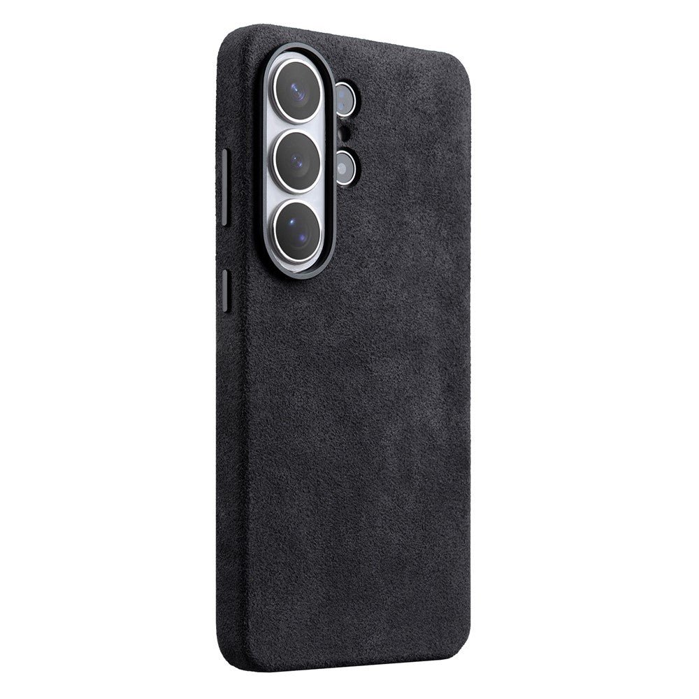 MELKCO For Samsung Galaxy S26 Ultra Case Alcantara Premium Magnetic Phone Cover with Metal Keys - Image 8