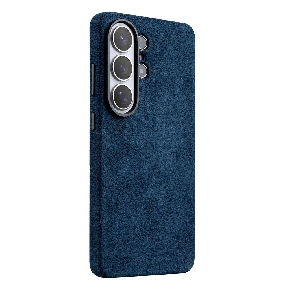 MELKCO For Samsung Galaxy S26 Ultra Case Alcantara Premium Magnetic Phone Cover with Metal Keys - Image 7