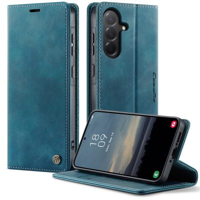 CASEME For Samsung Galaxy A56 Case RFID Blocking Wallet Calf Texture Vegan Leather Flip Cover