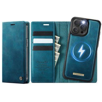 CASEME For iPhone 12 Pro Max Case 2-in-1 Detachable Wallet Vegan Leather Flip Cover – Compatible with MagSafe