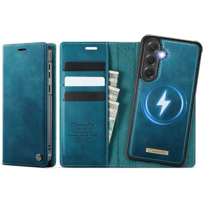 CASEME Samsung Galaxy S23 FE Case 2-in-1 Magnetic Detachable Wallet Vegan Leather Flip Cover
