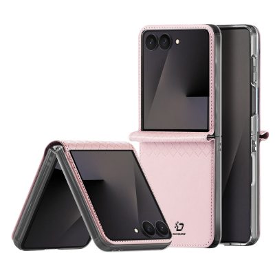 DUX DUCIS For Samsung Galaxy Z Flip8 Case Bril Series Leather - PC Phone Cover