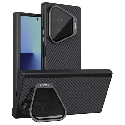 NILLKIN CarboProp Series For Samsung Galaxy Z Fold8 Ultra Case TPU - Aramid Fiber Lens Cover Kickstand Magnetic Phone Cover