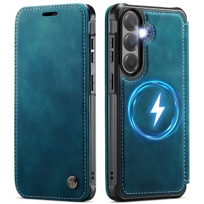 CASEME For Samsung Galaxy S23+ Case RFID Blocking Wallet Vegan Leather Shockproof Anti-slip Flip Cover with Magnetic Support