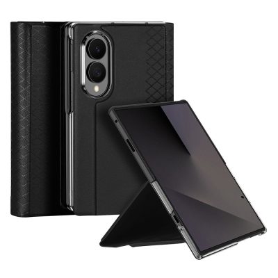 DUX DUCIS Bril Series For Samsung Galaxy Z Fold8 Cases with Card Slot Leather Phone Cover Stand