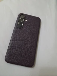 MELKCO For Samsung Galaxy S26 Ultra Case Full-Wrap Genuine Bovine Leather Magnetic Phone Cover photo review