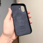 MELKCO For iPhone 17 Pro Max Case Alcantara Phone Cover with Metal Keys / AI Button - Compatible with MagSafe photo review