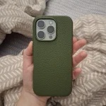 MELKCO For iPhone 17 Pro Max Case Alcantara Phone Cover with Metal Keys / AI Button - Compatible with MagSafe photo review