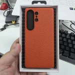 MELKCO For Samsung Galaxy S26 Ultra Case Full-Wrap Genuine Bovine Leather Magnetic Phone Cover photo review
