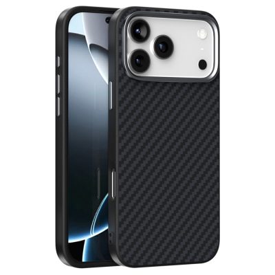 ABEEL For iPhone 18 Pro Max Case Carbon Fiber Texture Back Cover | Compatible with MagSafe