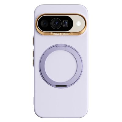 ABEEL For Google Pixel 10 Pro / Pixel 10 Case Magnetic Kickstand Ring Liquid Silicone Skin Feel Phone Cover