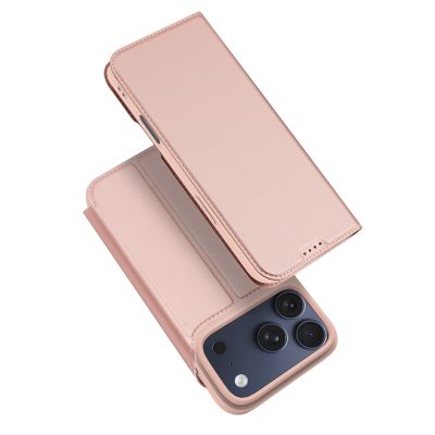 DUX DUCIS Skin Pro Series For iPhone 18 Pro Case Leather Stand Cover Card Holder