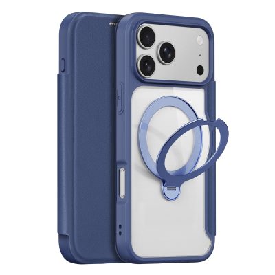 DUX DUCIS Skin X Pro Series For iPhone 18 Pro Max Case Rotary Kickstand Leather Flip Phone Cover | Compatible with MagSafe