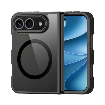 DUX DUCIS For iPhone Duo Aimo Series Magnetic Case PC-TPU Clear Back Phone Cover (REACH Certification)