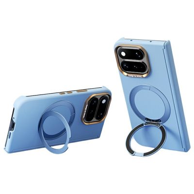 ABEEL For Google Pixel 11 Pro Fold Case Magnetic Kickstand Ring Liquid Silicone Skin Feel Phone Cover