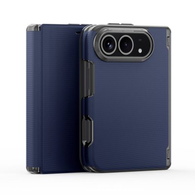 DUX DUCIS For iPhone Duo Fort Series PU Leather Flip Phone Cover with Card Slot