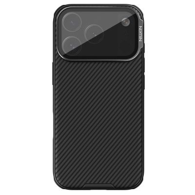 NILLKIN Camshield Prop Magnetic Series For iPhone 18 Pro Case Clear Black Lens Lid PC-TPU Phone Back Cover | Compatible with MagSafe