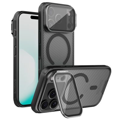 NILLKIN Camshield Prop Magnetic Series For iPhone 18 Pro Case Clear Lens Lid PC TPU Phone Back Cover